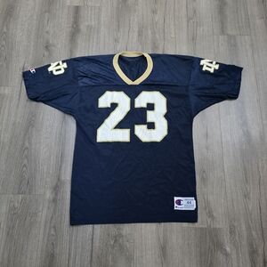 Vintage Champion Notre Dame Fighting Irish #23 Football Jersey Men Size 44 Large